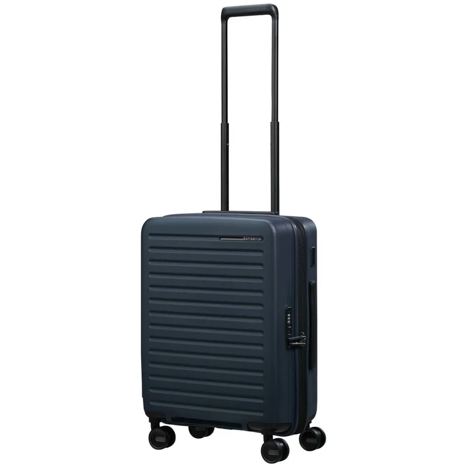 Samsonite Restackd Spinner handbagagekoffer donkerblauw, foto 6