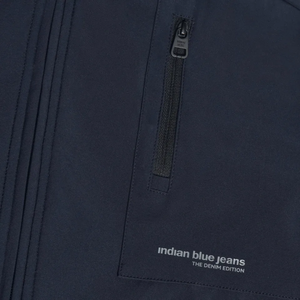 Indian Blue Jeans softshell jas donkerblauw, foto 7