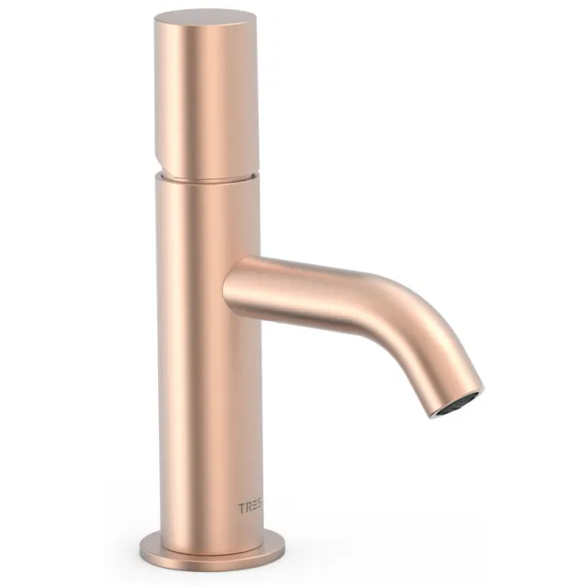 Tres Wastafelmengkraan Tres Study Exclusive 19,5 cm 1-knop mat rosé goud Mat rose goud