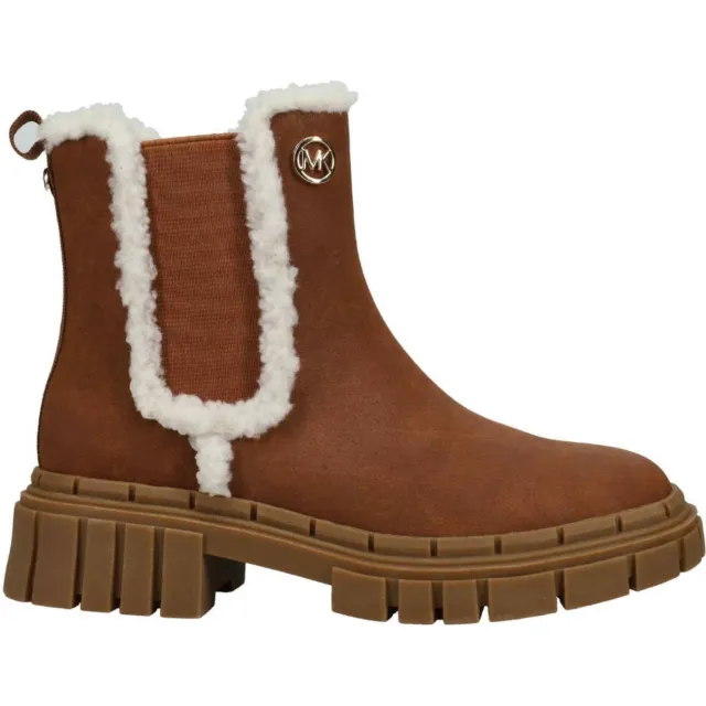 Michael Kors Blake gevoerde chelsea boots cognac