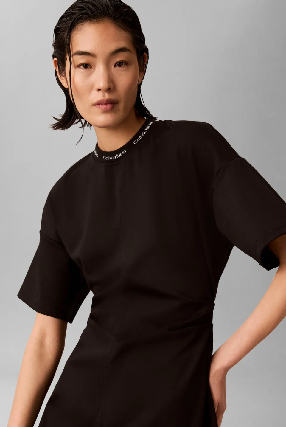 Calvin Klein Jeans mini jurk zwart, foto 4
