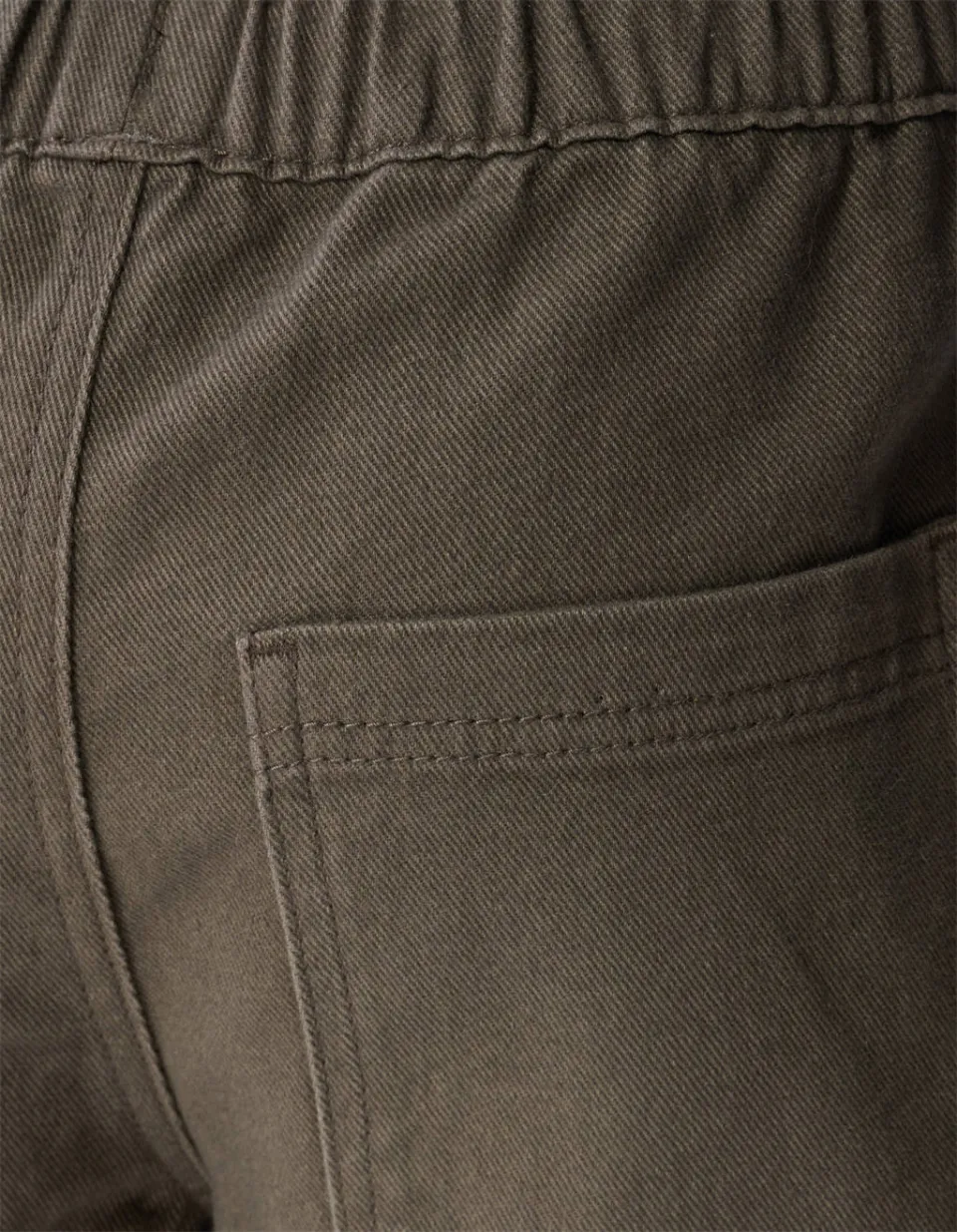 Shoeby barrel casual broek donkergroen, foto 7