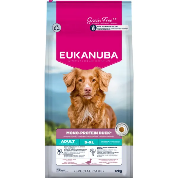 Eukanuba Special Care Adult Mono-Protein eend hondenvoer