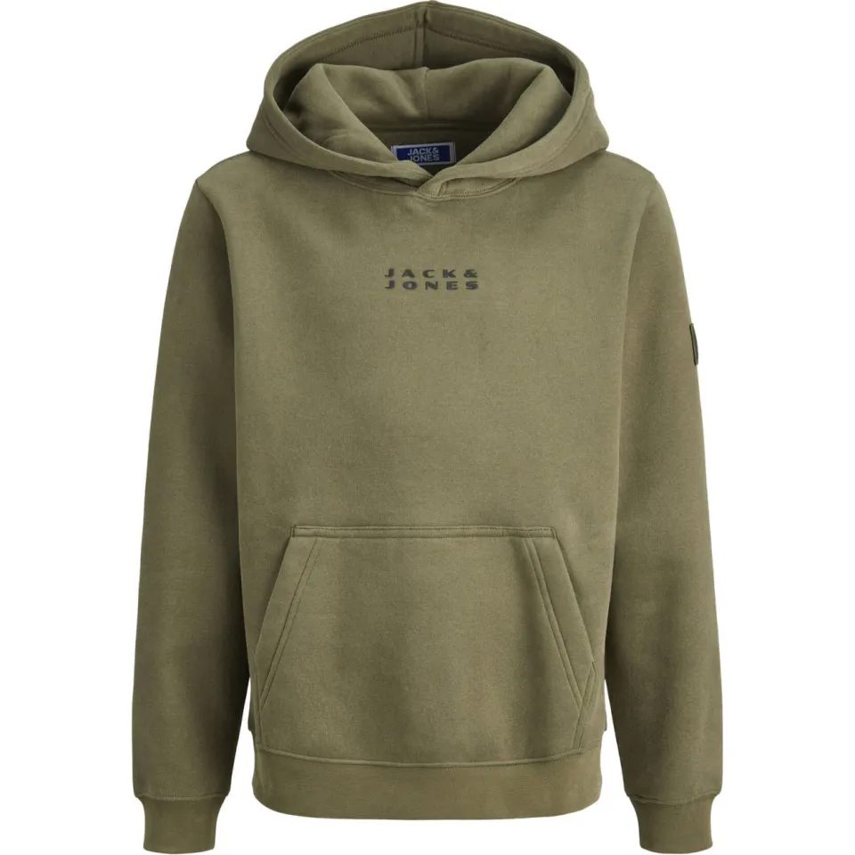 Jack & Jones JUNIOR hoodie groen, foto 2