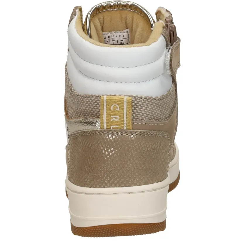 Cruyff Campo High hoge sneakers beige, foto 4