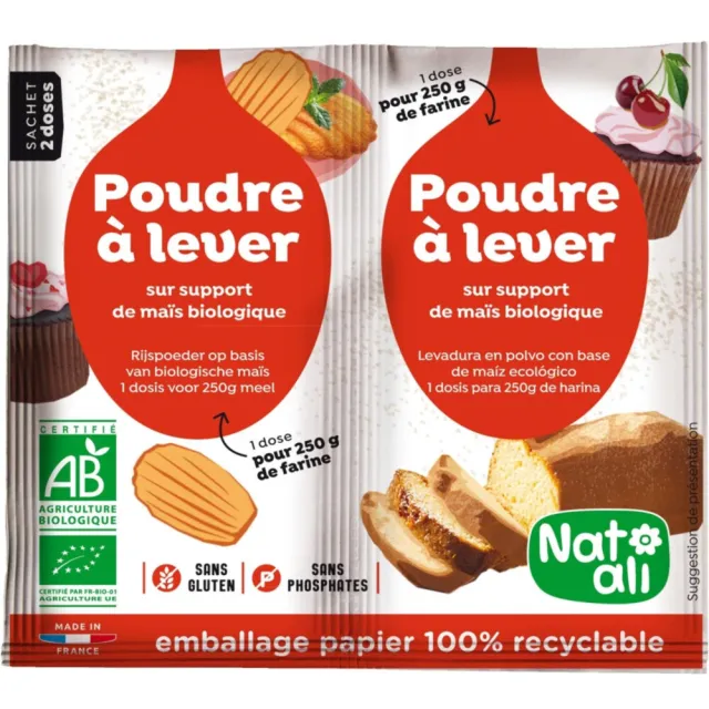 Nat-Ali biologisch bakpoeder