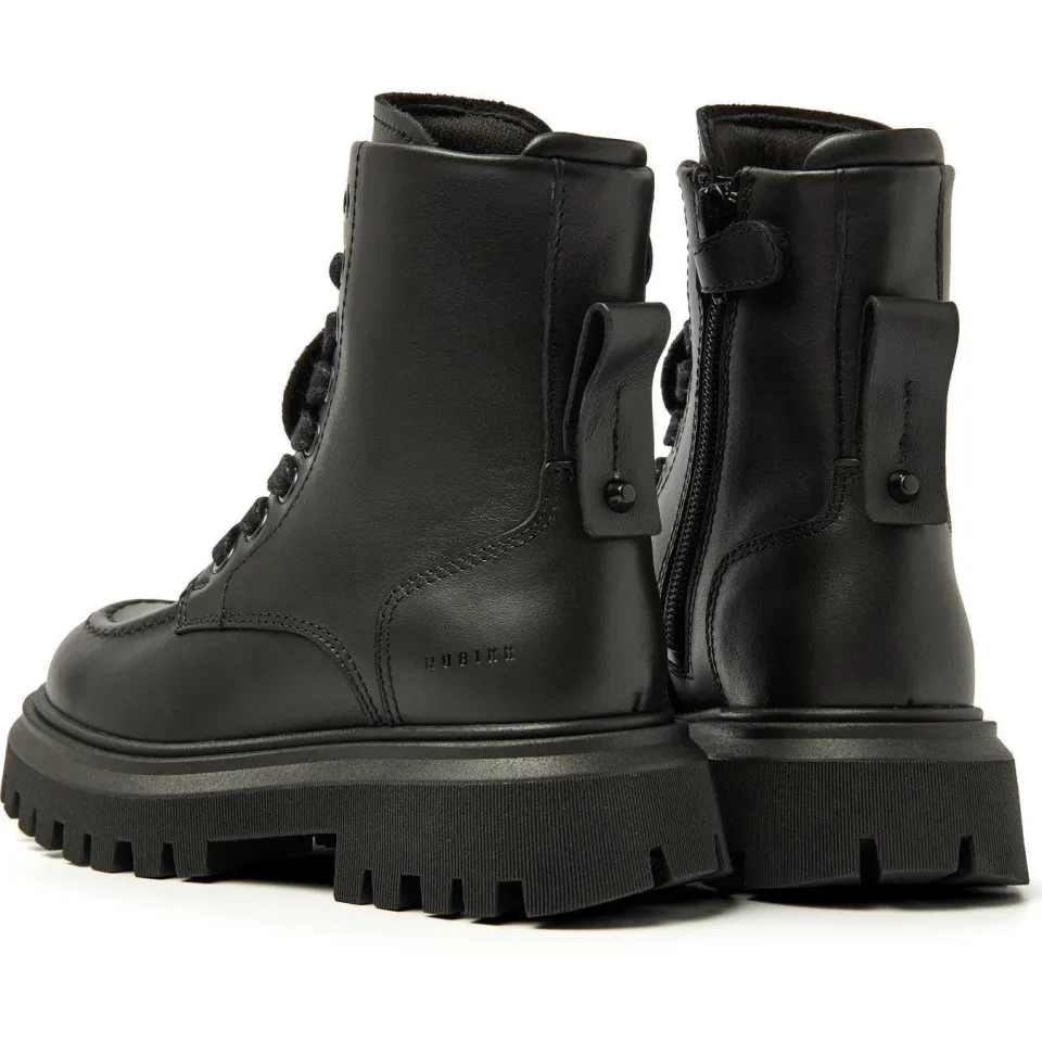 Nubikk Fae Bobbi Jr leren veterboots zwart, foto 4