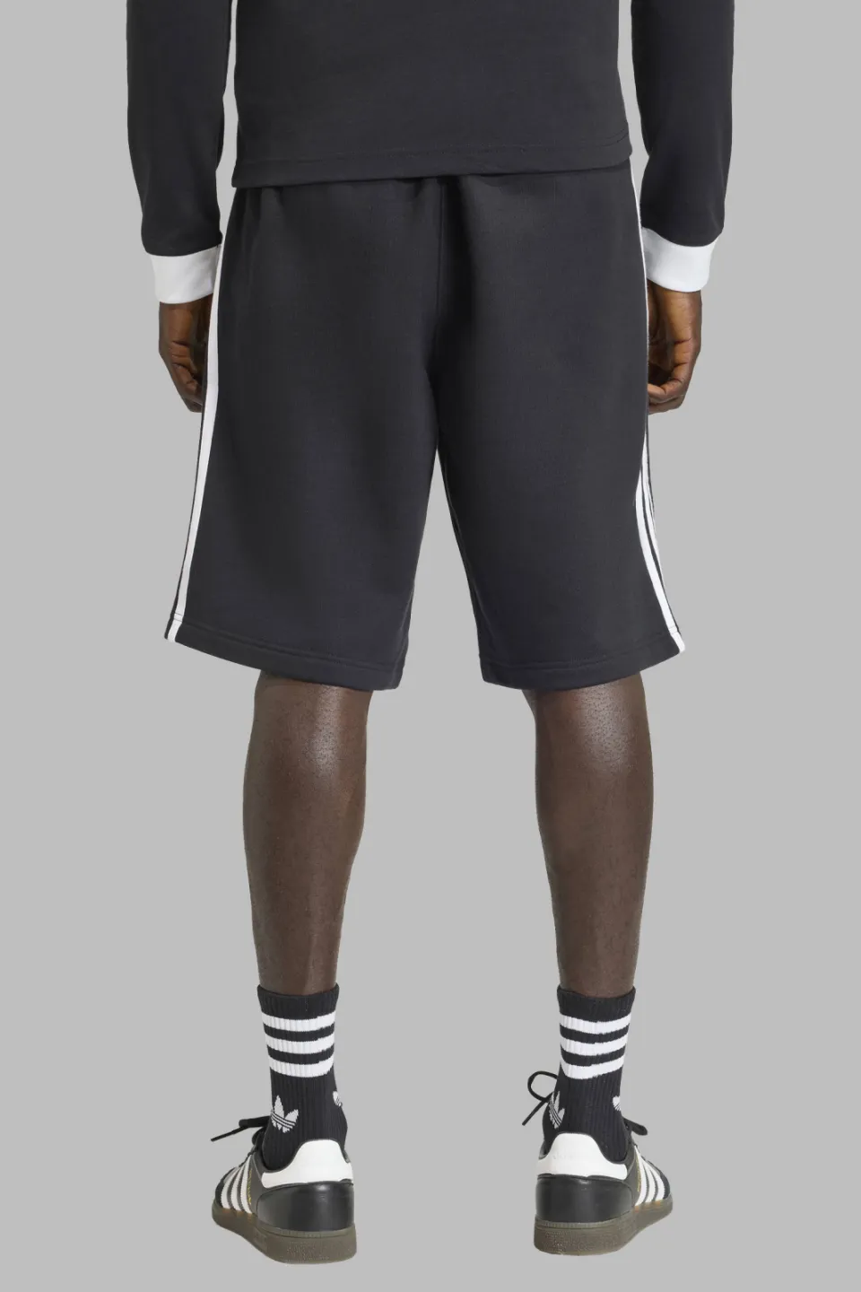 Adidas Originals sweatshort zwart/wit, foto 3