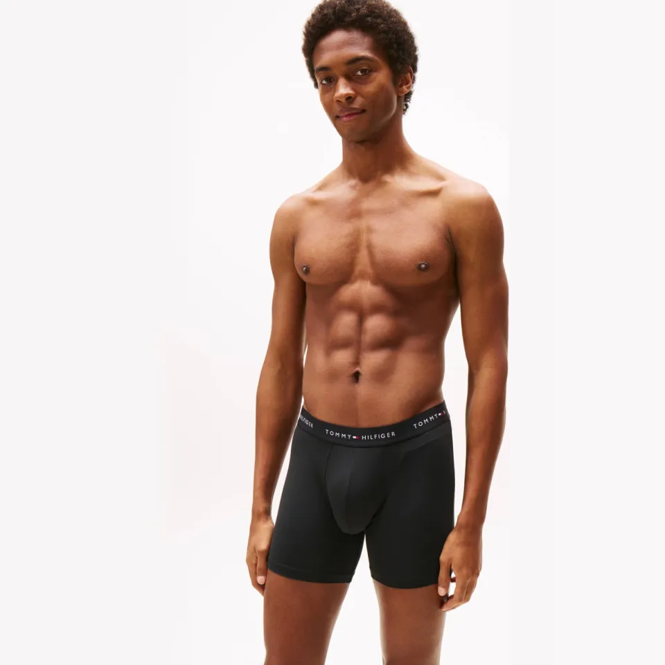Tommy Hilfiger boxershorts zwart (set van 3), foto 3