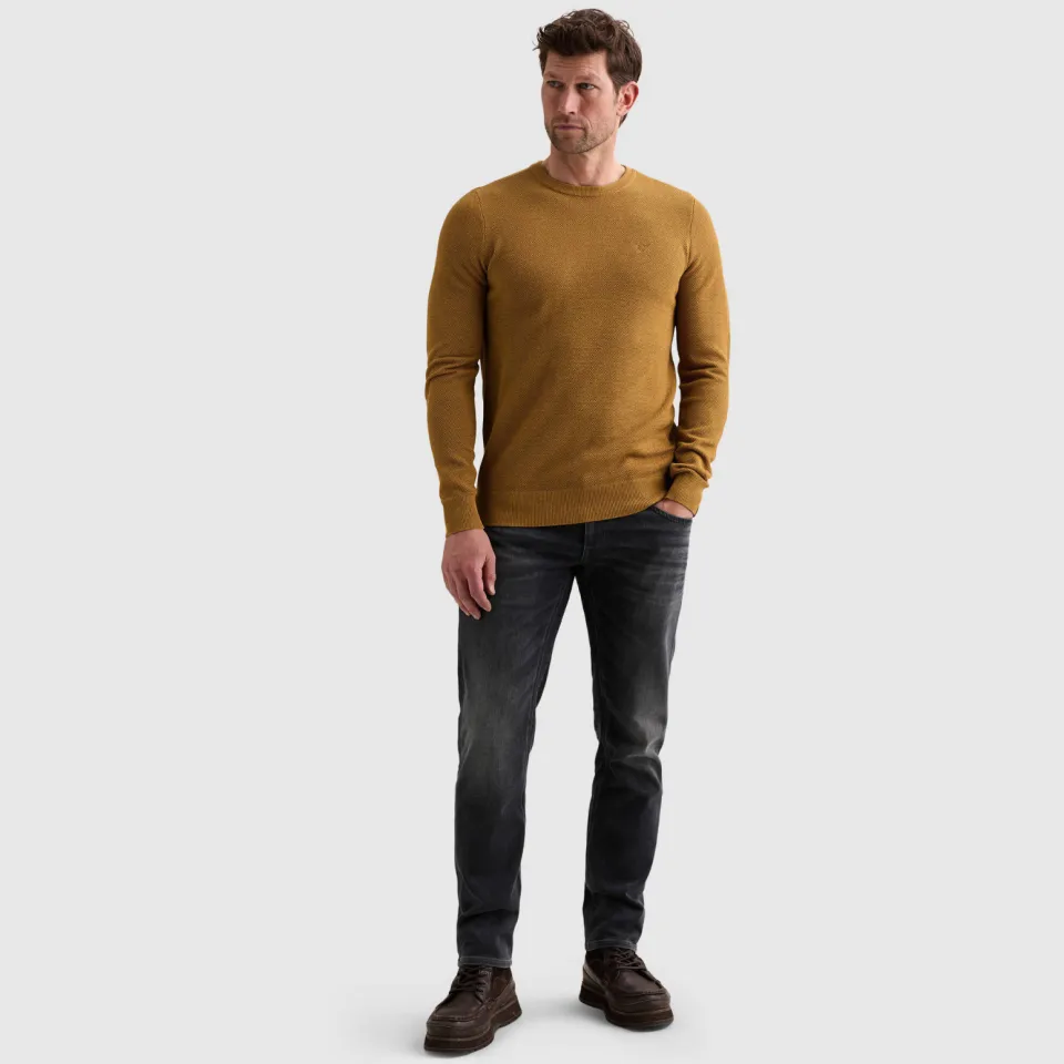 PME Legend regular fit gebreide trui - goudbruin, foto 3