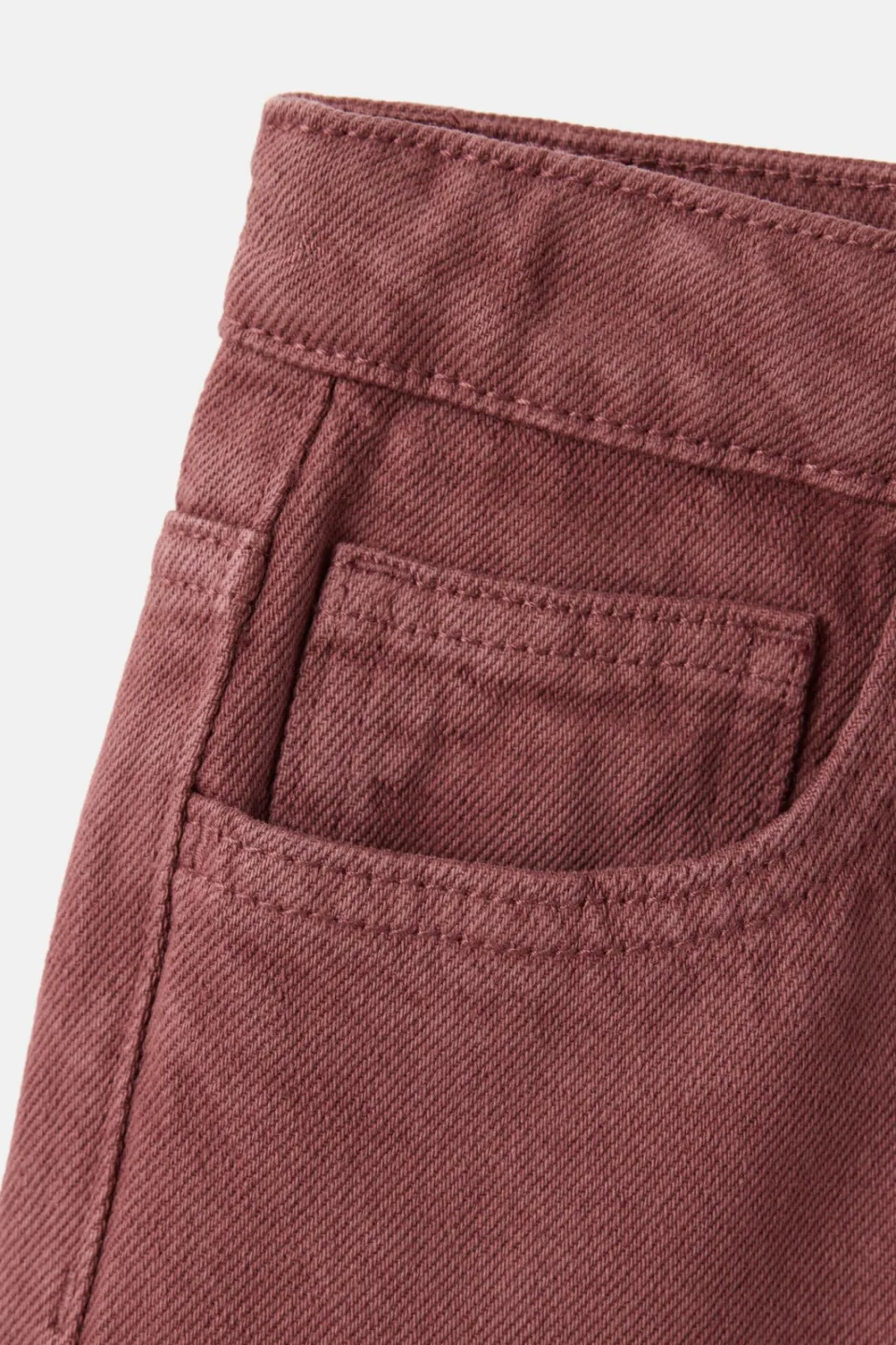 Mango Kids straight leg regular fit jeans - donkerrood, foto 4