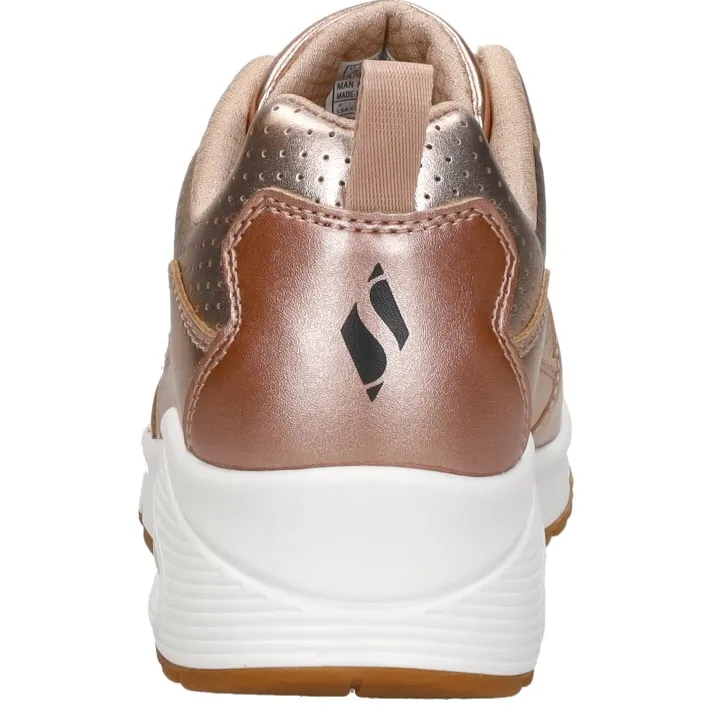 Skechers Uno Metallixs lage sneakers rosé-goud, foto 4