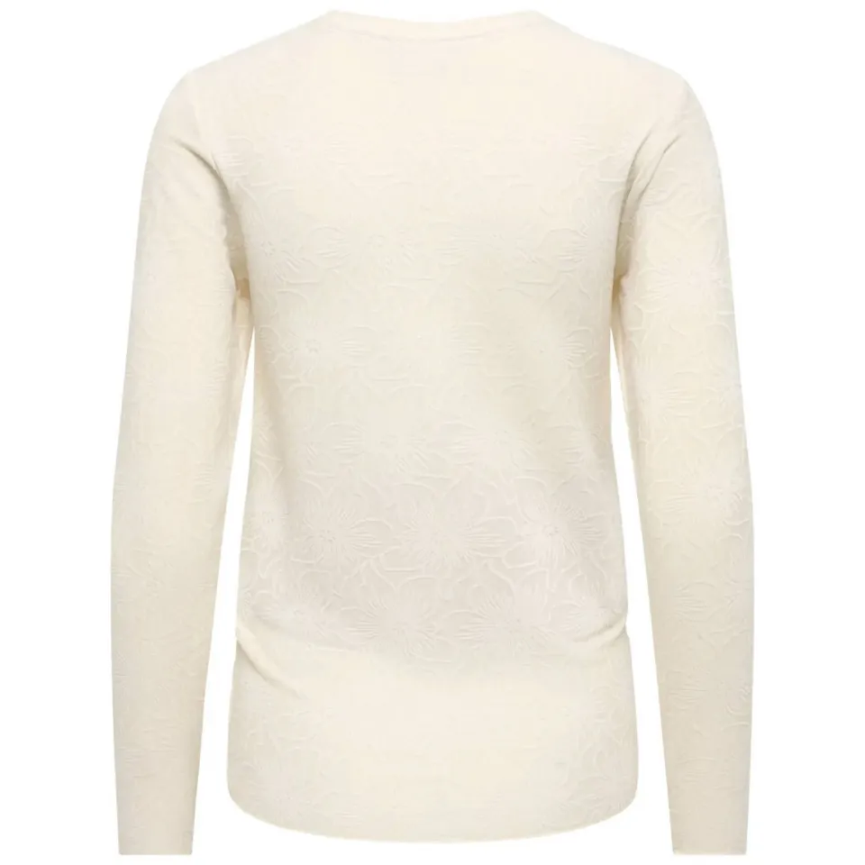 Only zwangerschaps longsleeve ecru, foto 2