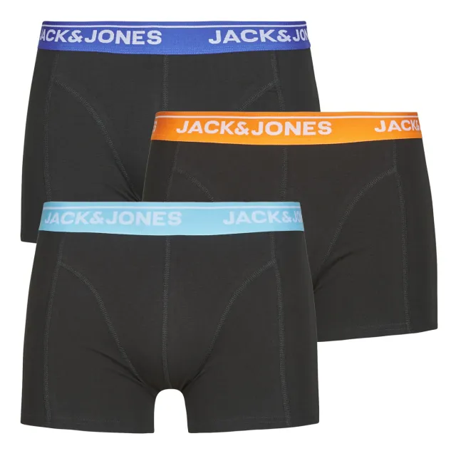Jack & Jones Boxers Jack & Jones JACTHEODORE SOLID TRUNKS X3 Zwart