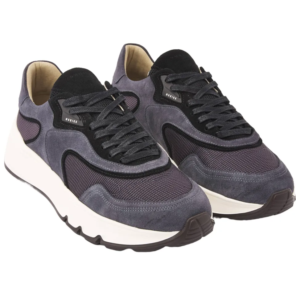 Nubikk Luca Noa leren sneakers donkerblauw, foto 2