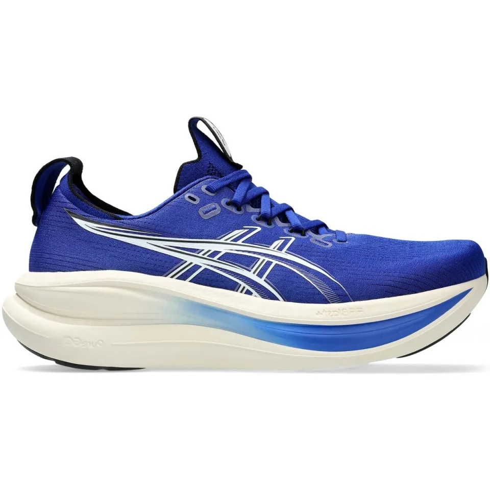 Asics Gel-Nimbus 28 Hardloopschoenen Heren blauw/ cream, foto 2