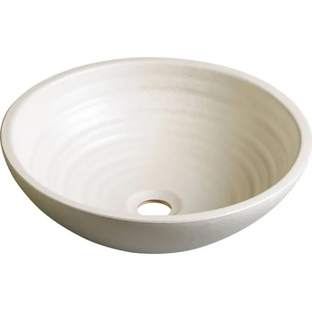 Sapho Waskom Sapho Attila Rond 42.5x14 cm Keramiek Gebroken Wit