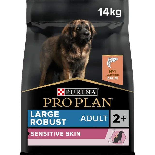 Pro Plan Large Robust Adult Sensitive Skin droog hondenvoer zalm, foto 2