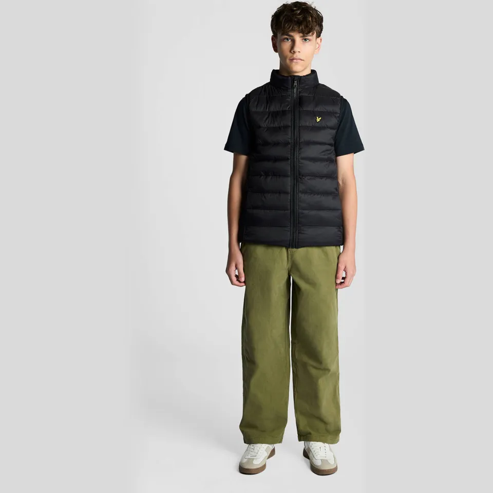 Lyle & Scott bodywarmer lente zwart