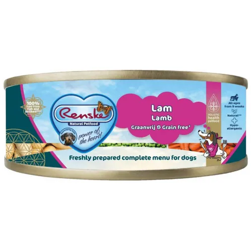 Renske Vers Gestoomd Complete Menu lam graanvrij natvoer