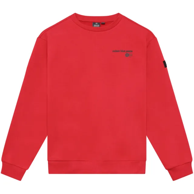 Indian Blue Jeans oversized sweater met backprint - rood, foto 2