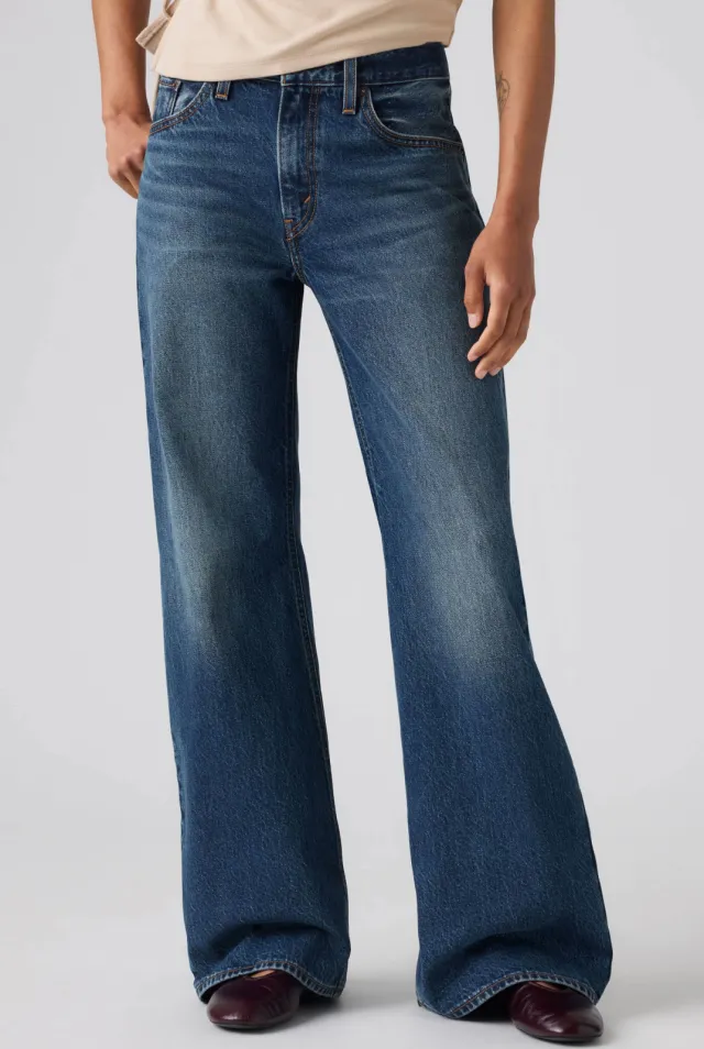 Levi's LOOSE BOOT flared jeans dark blue denim, foto 6