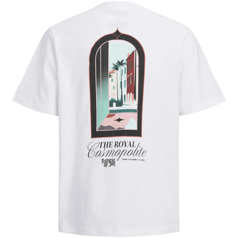 Jack & Jones JUNIOR T-shirt met backprint wit, foto 4