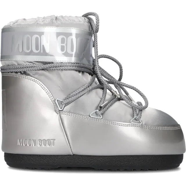 Moon Boot Dames Boots Icon Low Glance - Zilver