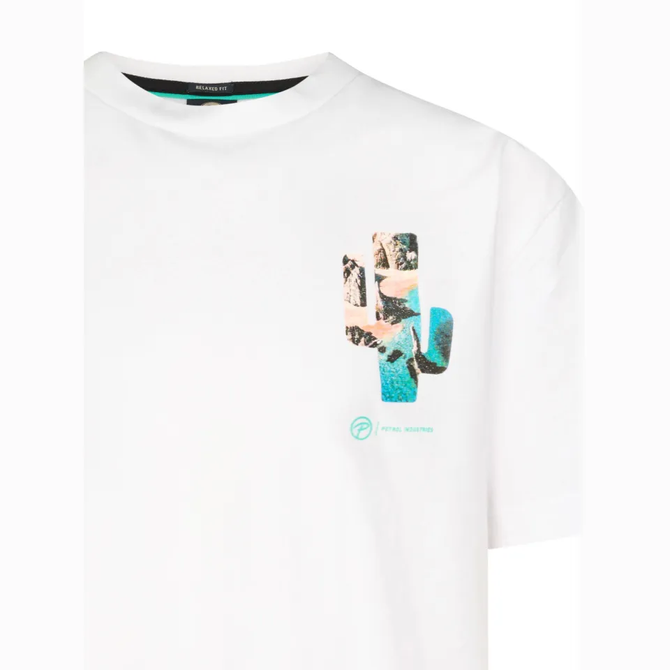Petrol Industries t-shirt met print wit, foto 7