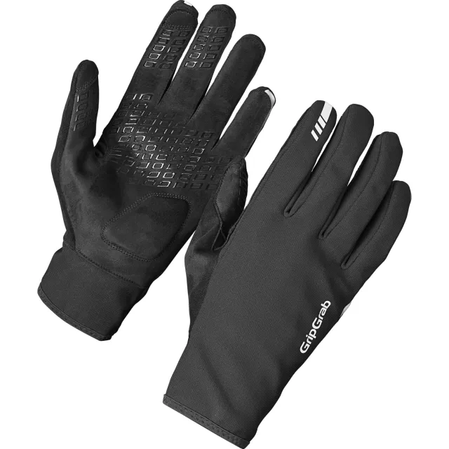 GripGrab Lange vingerhandschoenen PACR Windproof Spring-Autumn Zwart/Grijs
