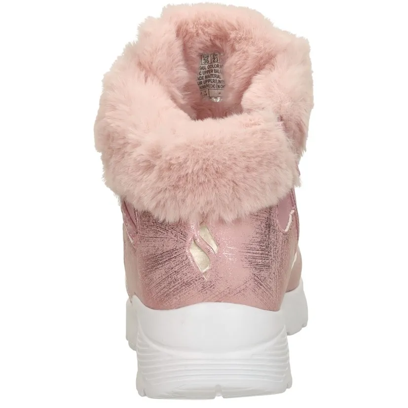 Skechers Uno Lite enkellaarsje roze, foto 4