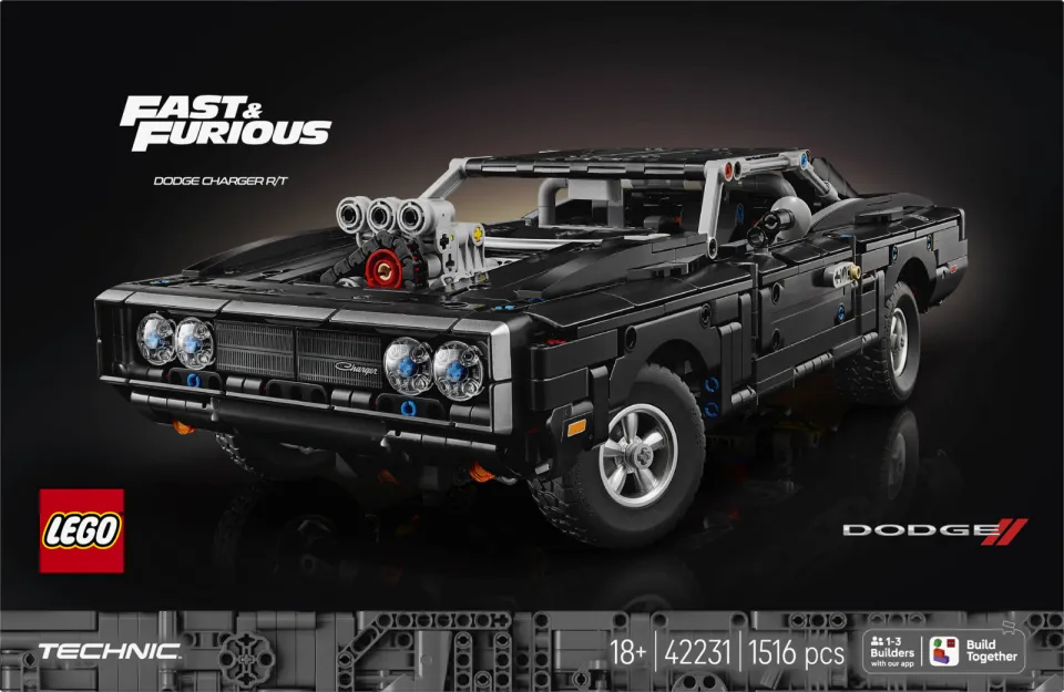Lego Technic Fast and Furious Dodge Charger R/T auto 42231, foto 2