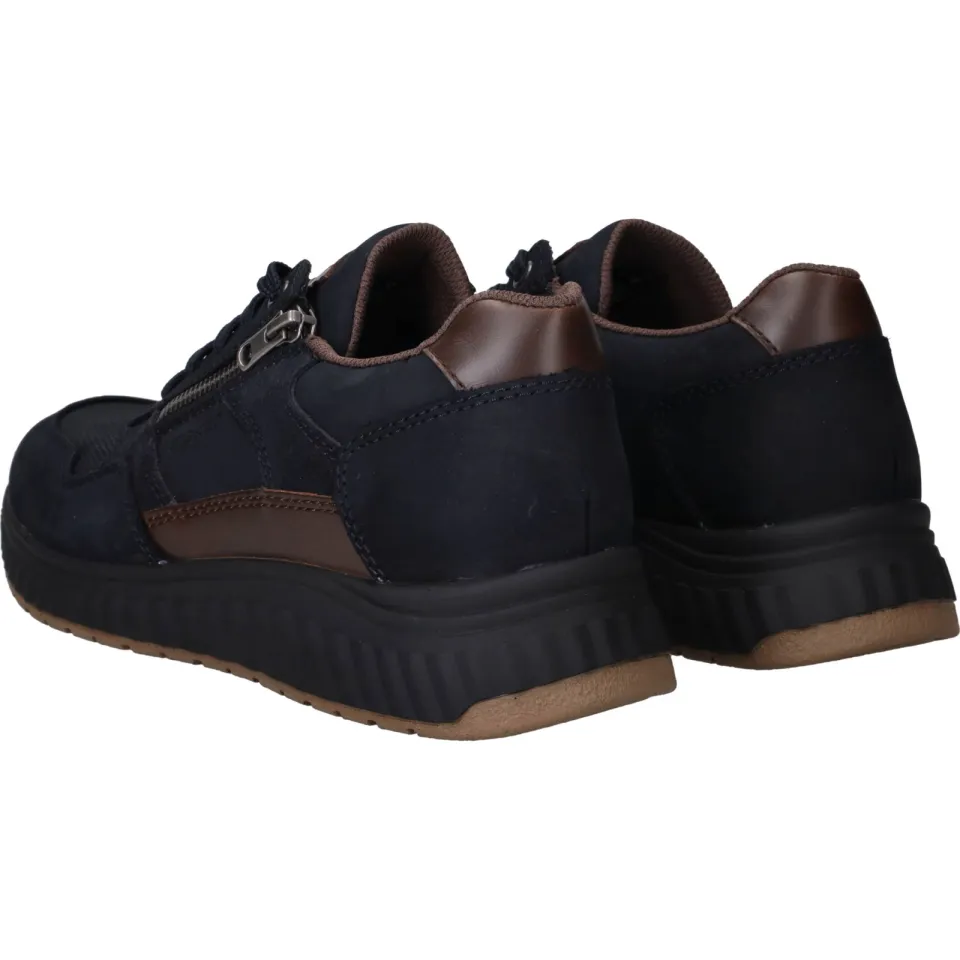 Rieker lage sneakers donkerblauw blauw, foto 4