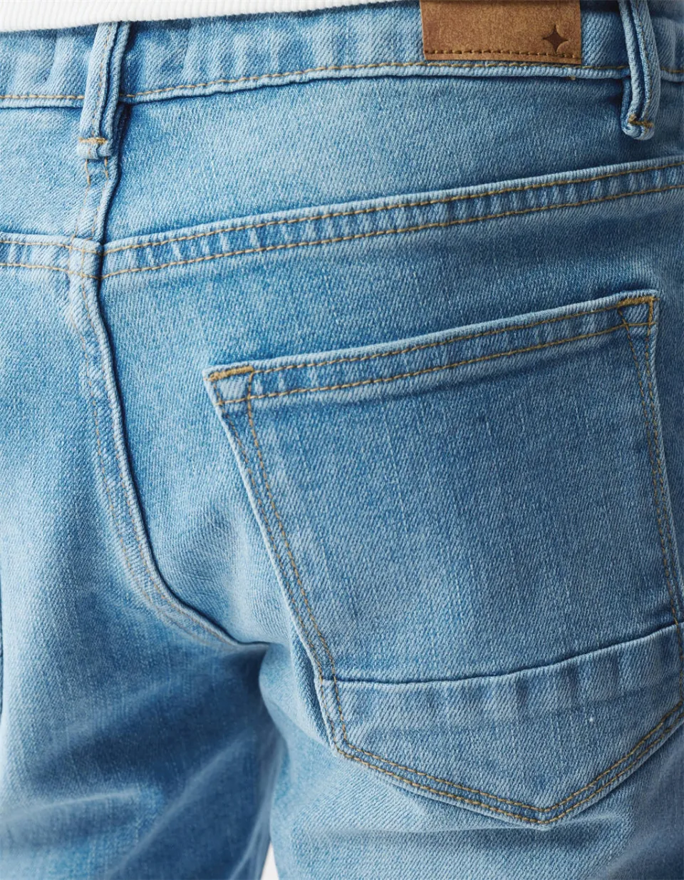 Shoeby tapered fit jeans light blue denim, foto 5
