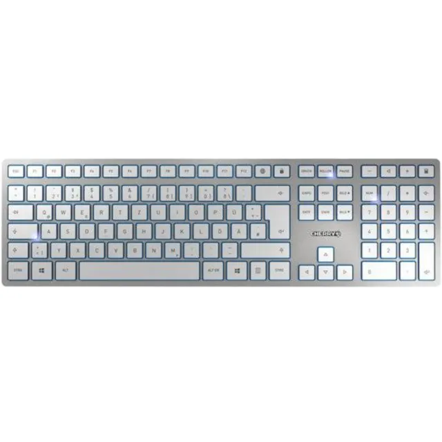 Cherry Kc-6000 Slim Toetsenbord Qwerty Draadloos Zilver