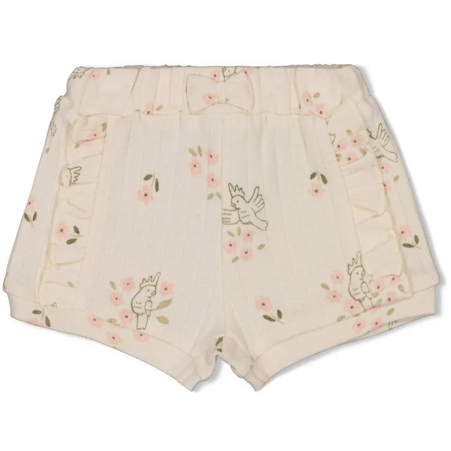 Feetje Let Your Dreams Blossom korte broek ecru
