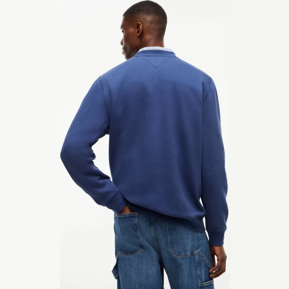 Tommy Jeans regular fit sweater met logo - donkerblauw, foto 3