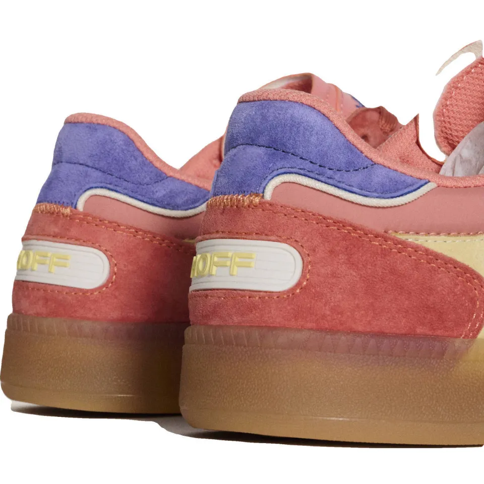 THE HOFF BRAND HOFF Park leren sneakers koraalroze/beige, foto 6