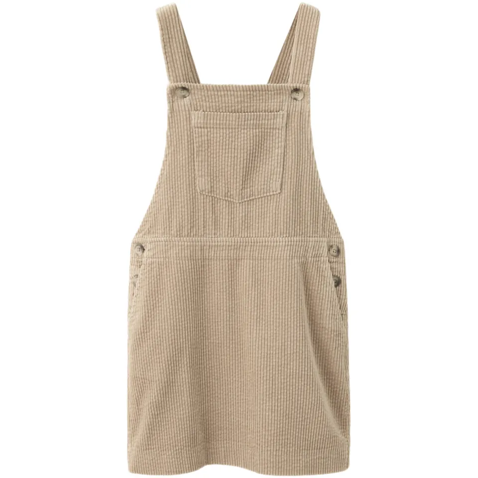 Mango Kids korte corduroy overgooier beige, foto 2
