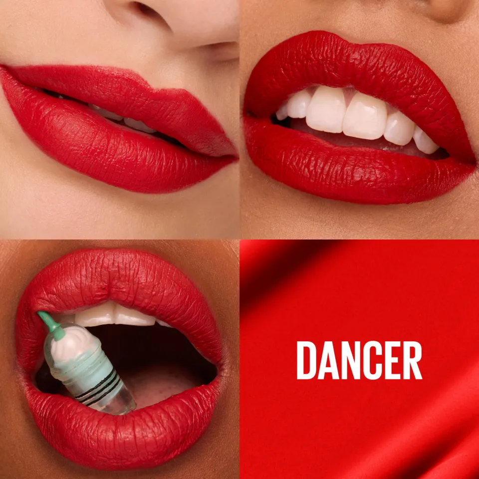 Maybelline New York SuperStay Matte Ink lippenstift 118 Dancer rood, foto 5