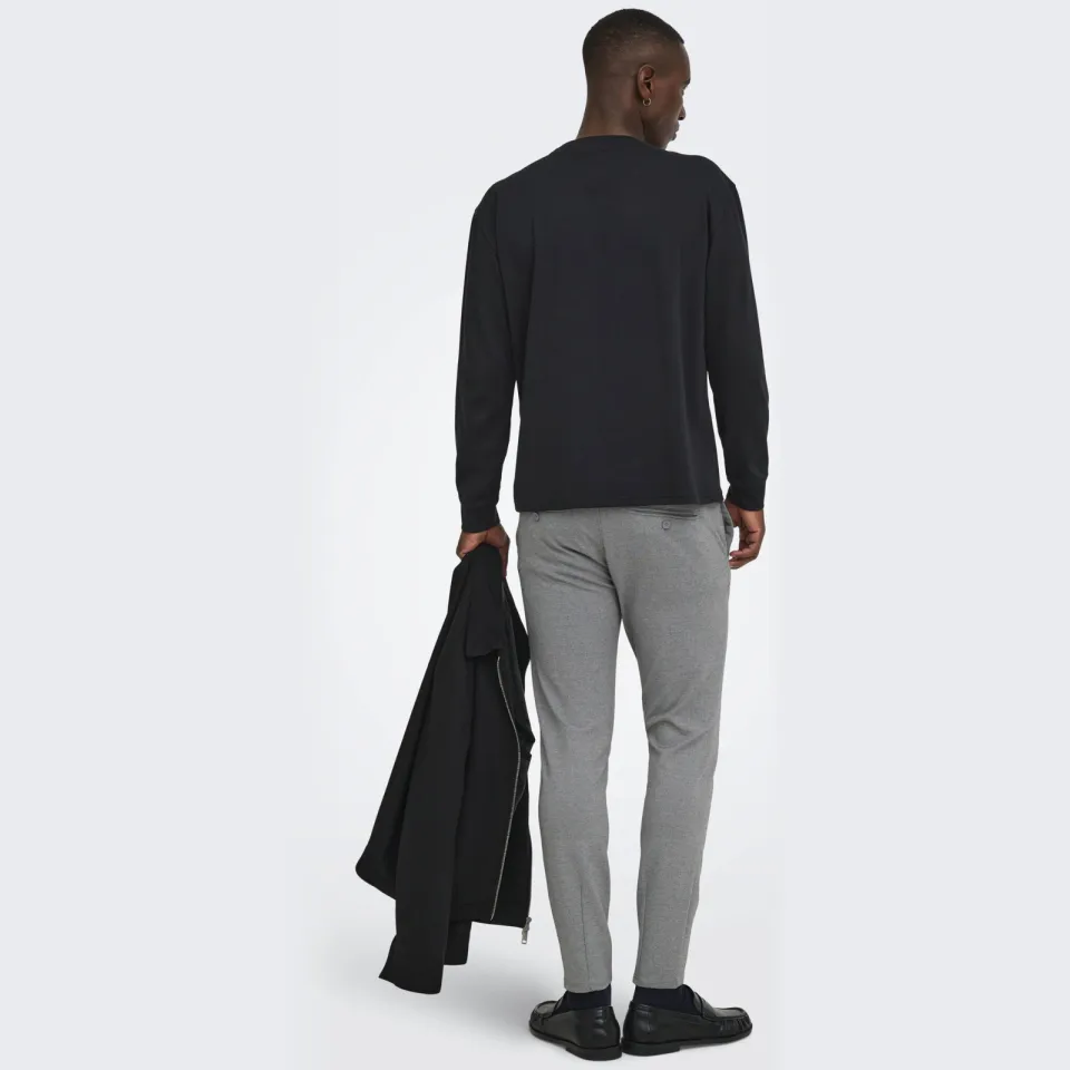 Only & Sons Mark slim chino grijs melange, foto 5