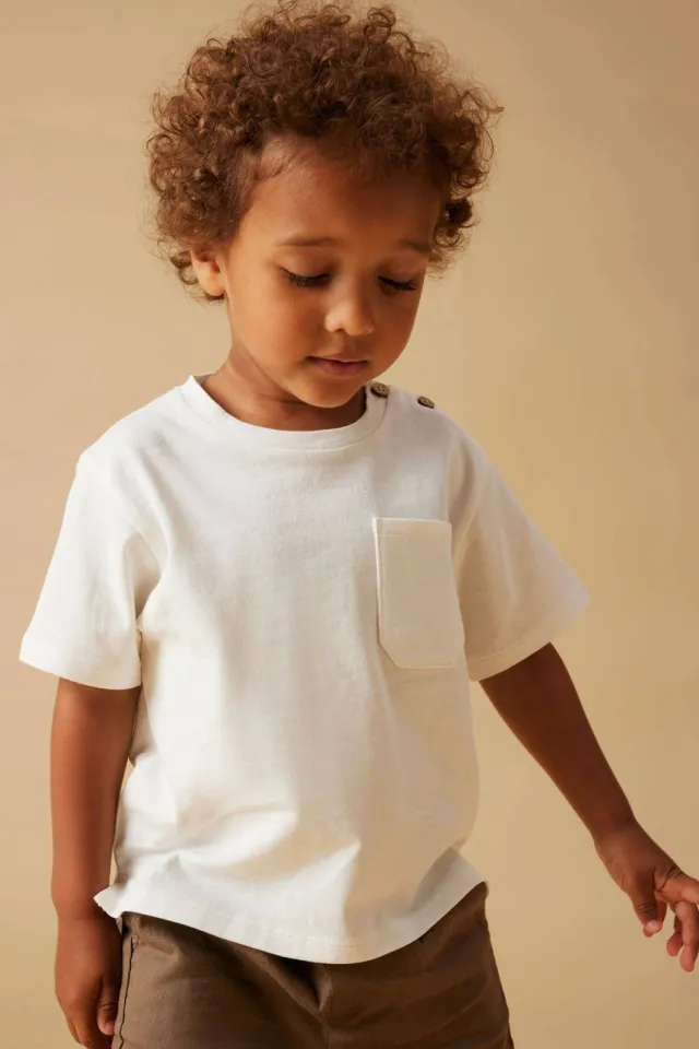 Lil' Atelier Mini T-shirt wit, foto 2