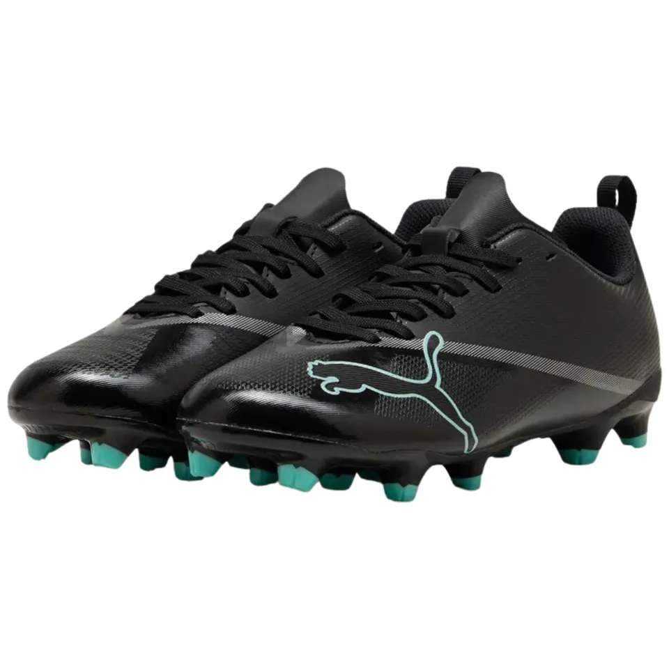Puma Ultra 7 Play junior voetbalschoenen - zwart/groen, foto 2
