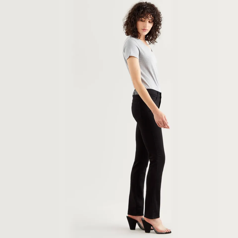 Levi's 312 shaping slim high waist jeans soft black, foto 3