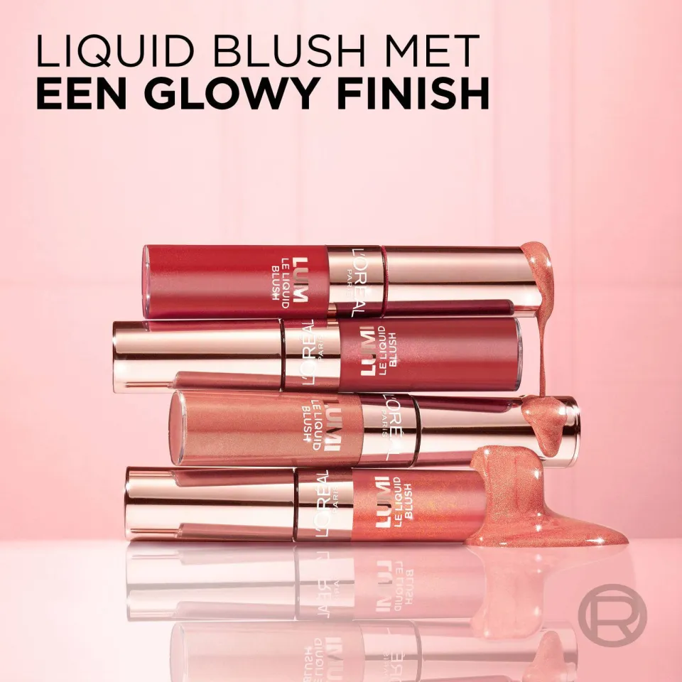 L'oréal Paris LUMI Le Liquid blush - Glowy Gold Pink - 10ml, foto 2