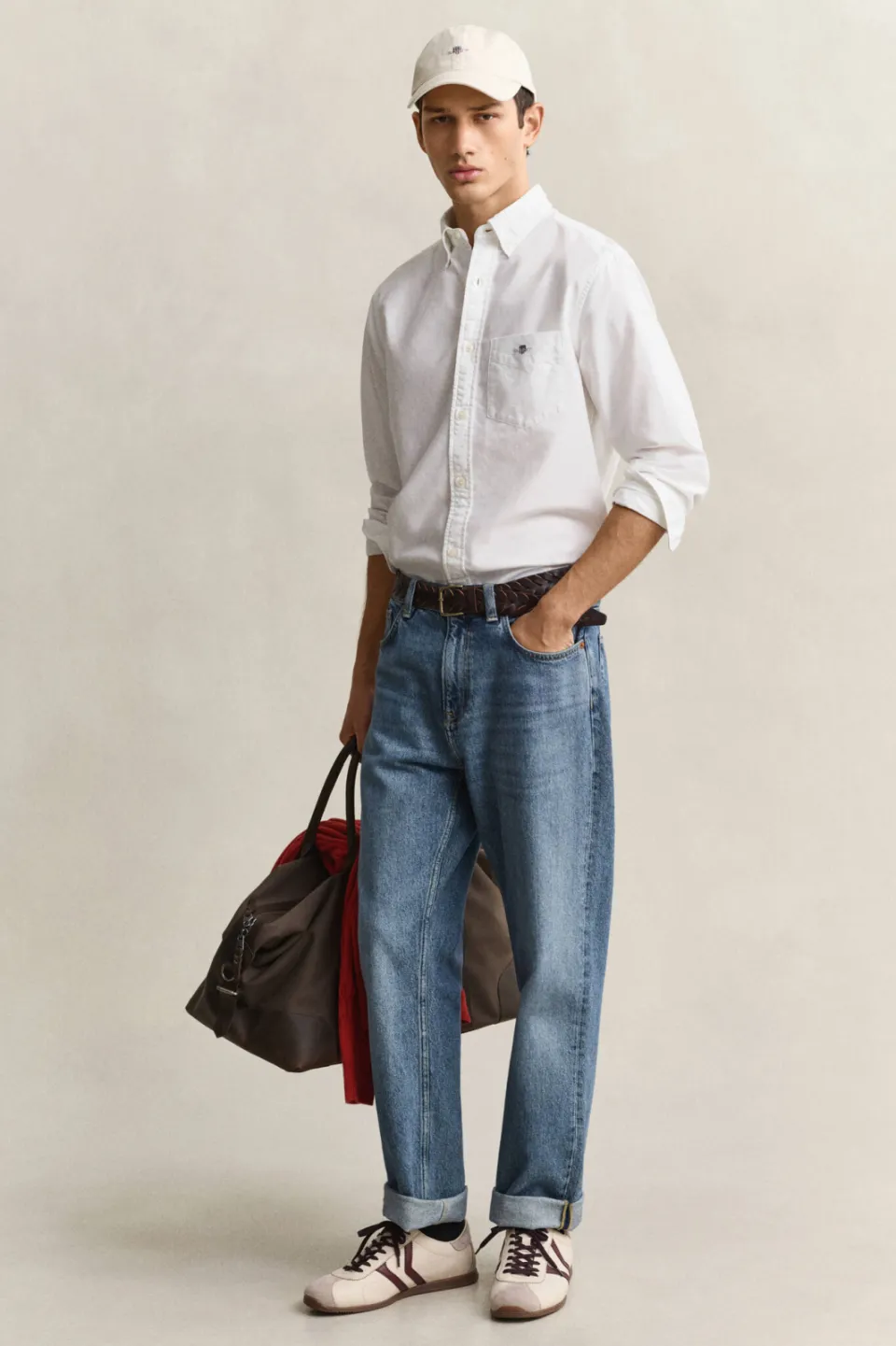 Gant regular fit oxford overhemd wit, foto 3