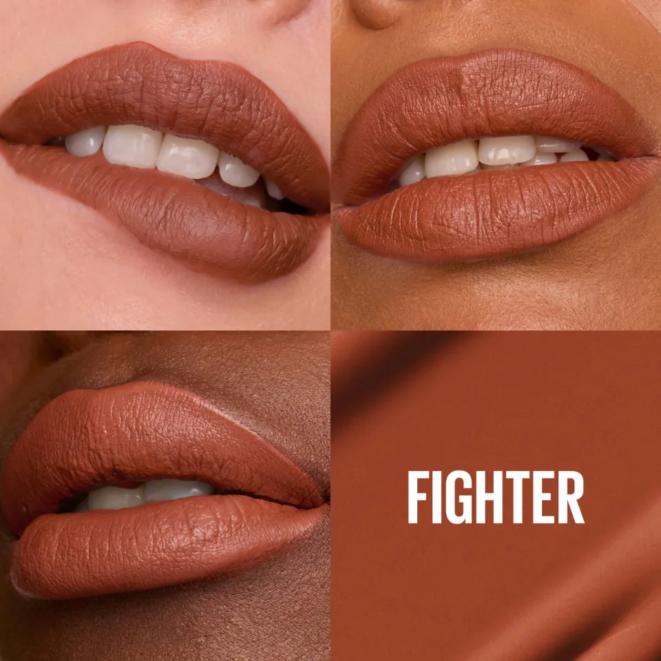 Maybelline New York SuperStay Matte Ink lippenstift 75 Fighter oranje, foto 6