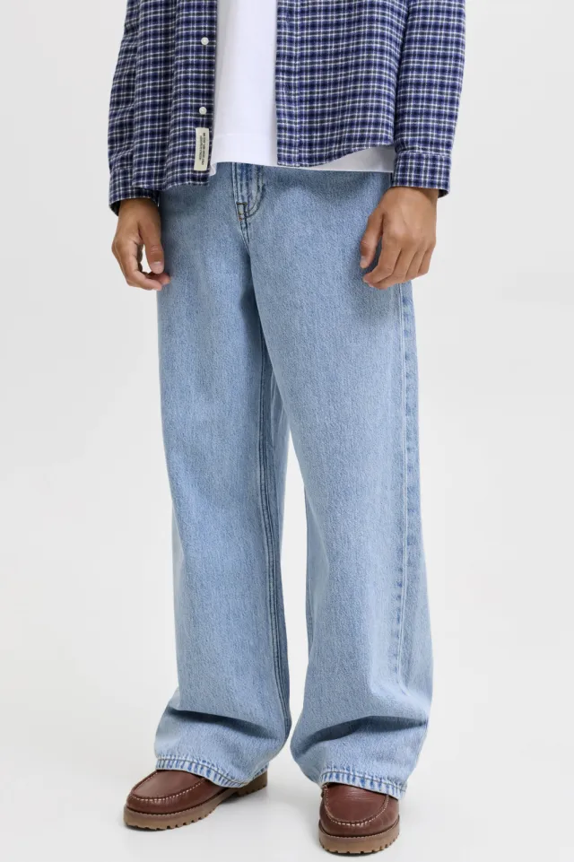Jack & Jones JUNIOR wide leg jeans - lichtblauw, foto 4