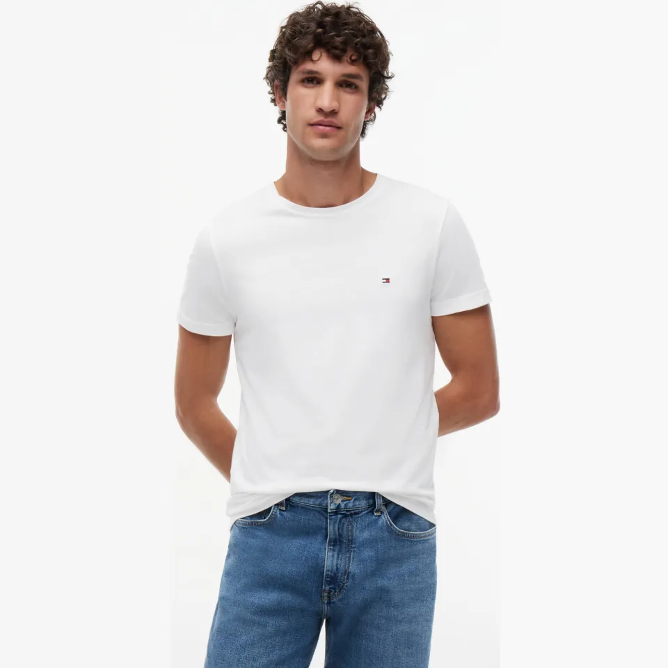 Tommy Hilfiger slim fit t-shirt wit