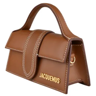 Jacquemus Le Bambino handtas bruin, foto 2